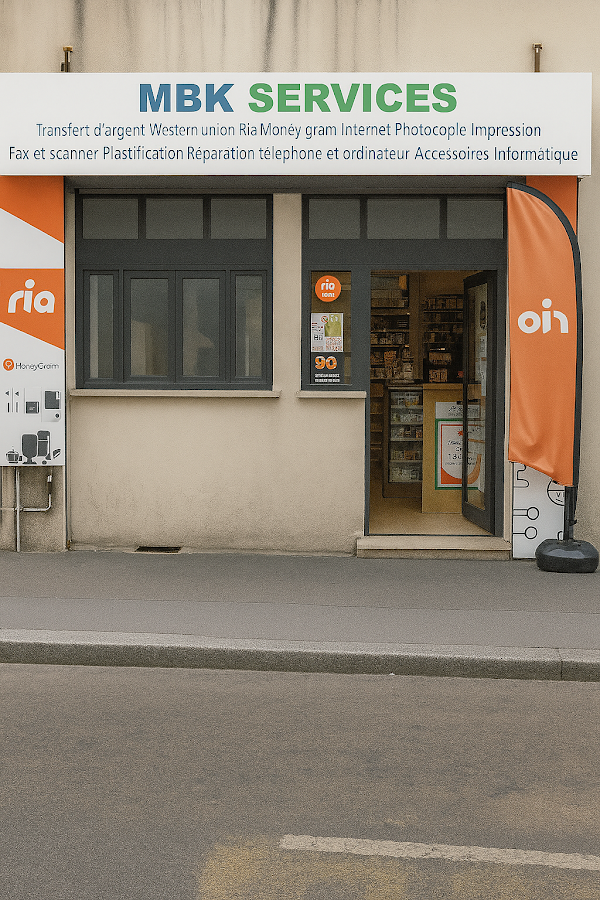 Avis clients MBK SERVICES – Taxiphone & Transfert d’argent Pantin 9 Rue Cartier Bresson, 93500 Pantin France  – AvisBizz